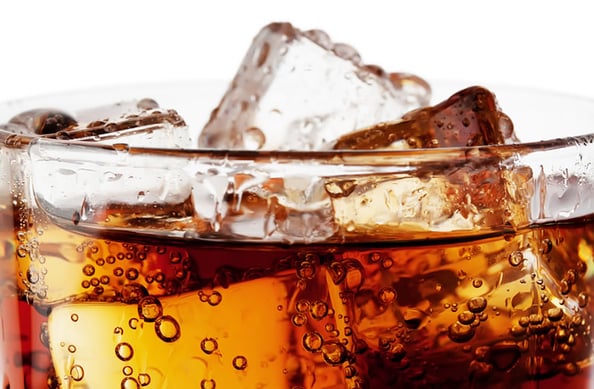 Your Business and the Battle for Mental Real Estate, Close-up of a glass of Soda